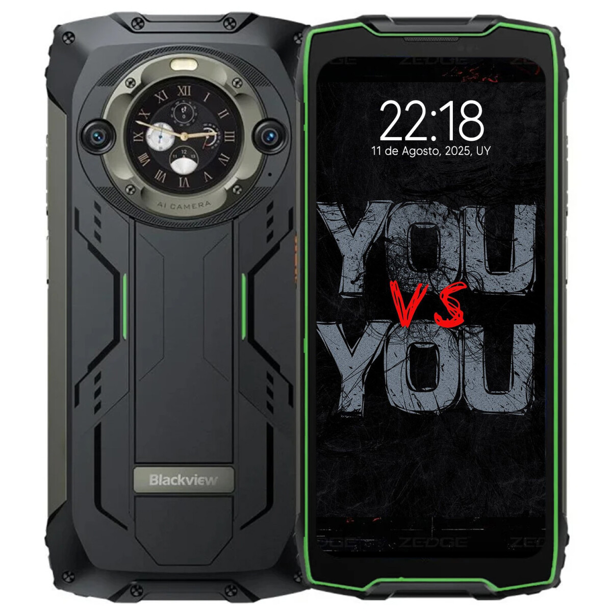 Blackview Bv9300 Pro 24/256gb Robusto De Trabajo - VERDE 