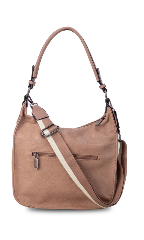 BANDOLERA MORRAL ELATEA ROSA MAUVE