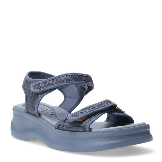 Sandalia de Mujer Azaleia Casual Vera Solft c/Velcro Azul - Azul Jean