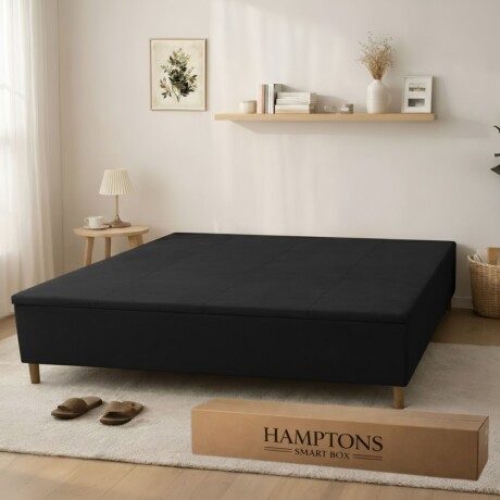 Box Baúl Sommier Queen Hamptons Smartbox Negro