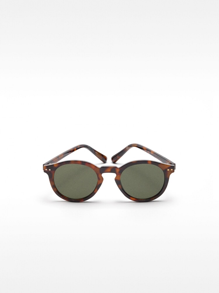 Gafas De Sol Redondas Carey marron