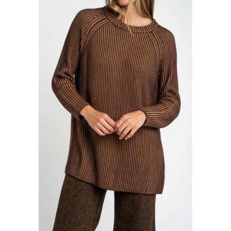 Sweater Texturado Chocolate