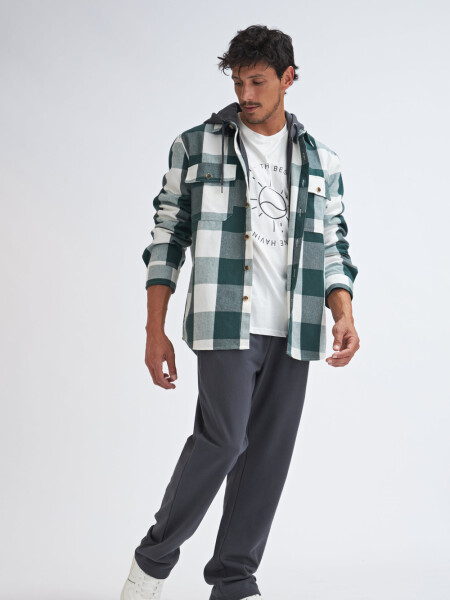 Pantalón deportivo recto Gris Oscuro