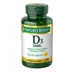VIT. D3 5000 IU NATURES BOUNTY FR. X 240 única