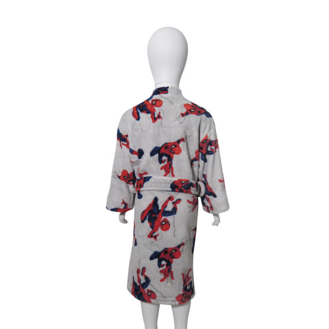 Bata de Cama Infantil Microfibra Talle P al G Spiderman