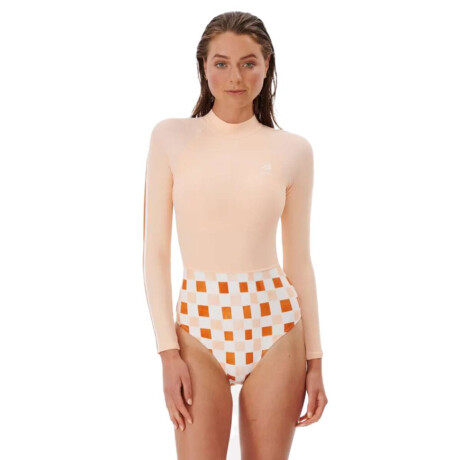 Lycra Rip Curl Surf Check Uv Peach