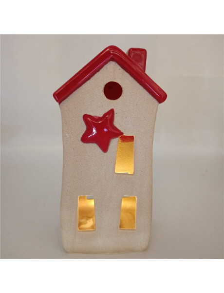 CASA DECORATIVA 9.5*8*19.5CM CERAMICA CASA DECORATIVA 9.5*8*19.5CM CERAMICA