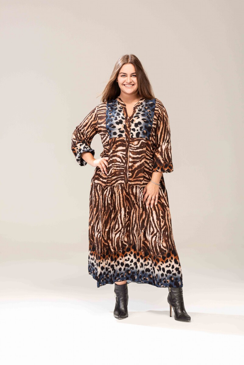 Vestido Asti - chocolate 