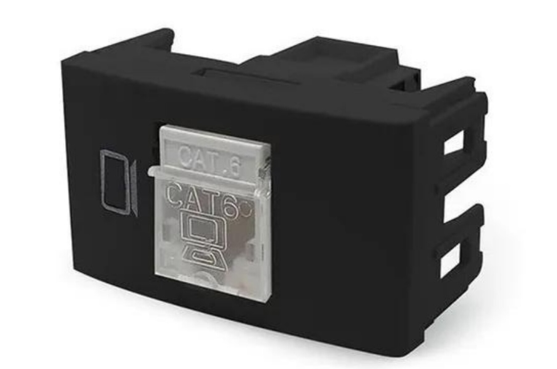 TOMA COMPUTACION RJ45 NEGRO - LM 