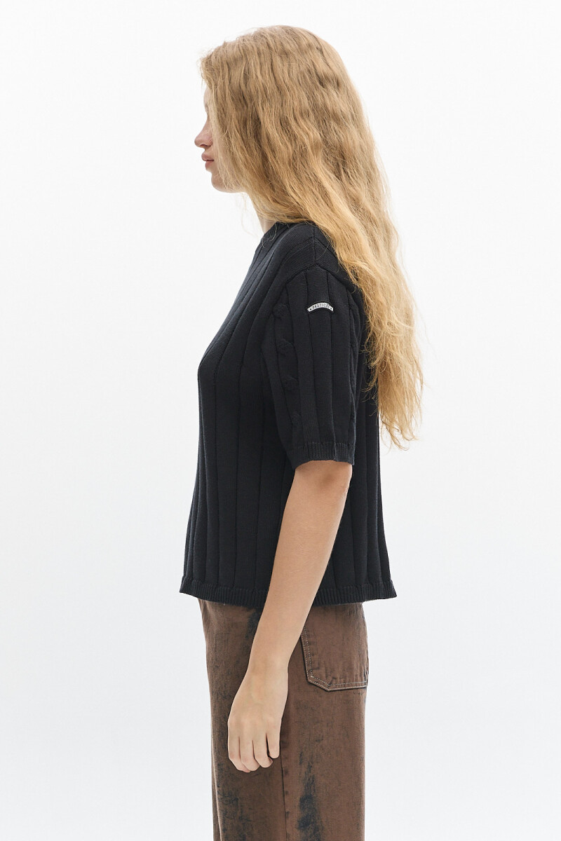 Knit T-shirt Jody Negro