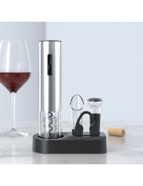 ABRIDOR ELECTRICO ACERO INOX 20x5CM C/ACCESORIOS BATERIA/USB ABRIDOR ELECTRICO ACERO INOX 20x5CM C/ACCESORIOS BATERIA/USB