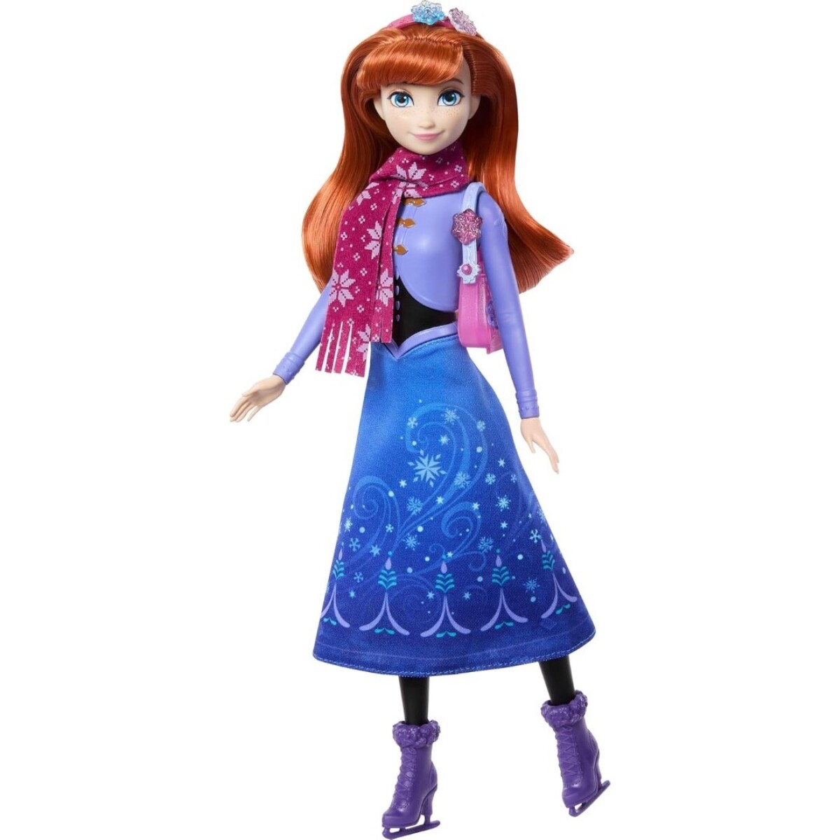 Muñeca Frozen Reveal Patinaje con Accesorios - ANNA 