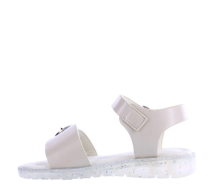 Sandalia de Niña Mini Miss Carol TUNEZ con pulsera y una tira Beige