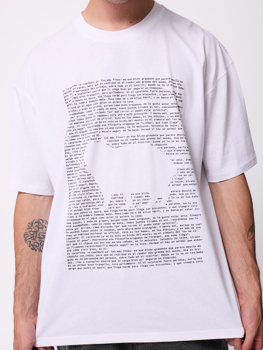 T-SHIRT BALOT DIXIE Blanco