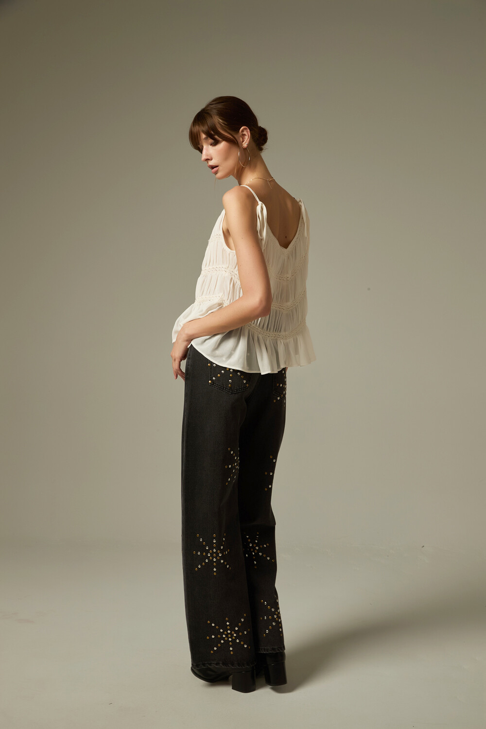 Musculosa Jata Marfil / Off White