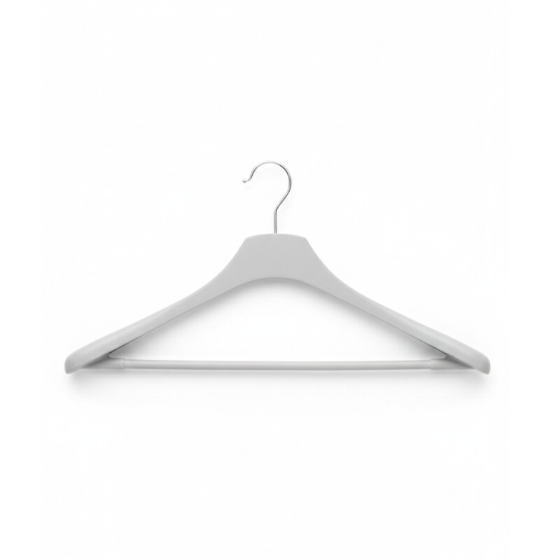 PERCHA PLAST GRIS 45X25CM Unica