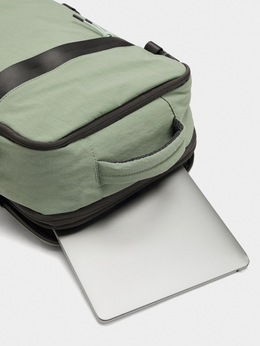 Mochila De Cabina De Nylon verde