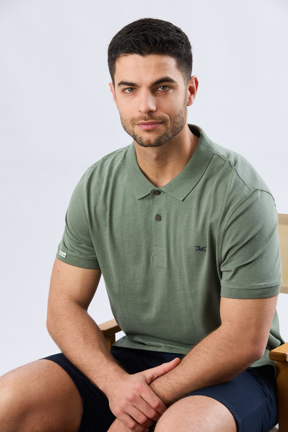 REMERA POLO LISA JERSEY Verde