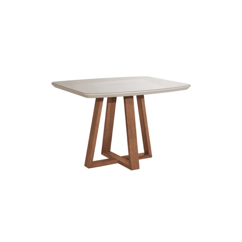 MESA DE COMEDOR MDF-Y-MADERA BLANCO BENNETT