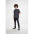 CAMISETA MM MASC PRETO MESCLA