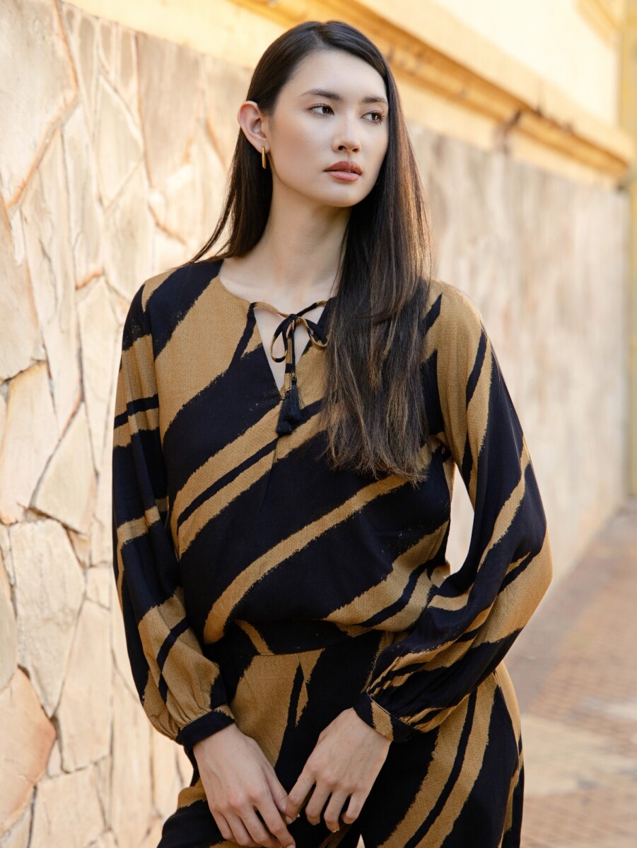 Blusa Estampada. 