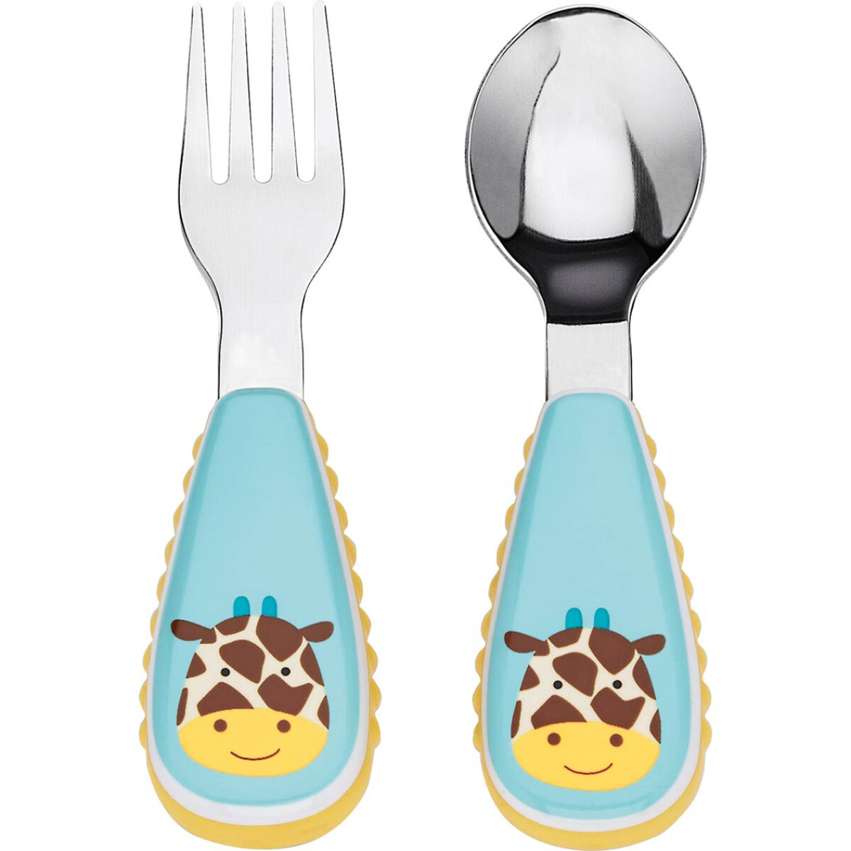 Cubiertos Para Niños Diseño Jirafa 