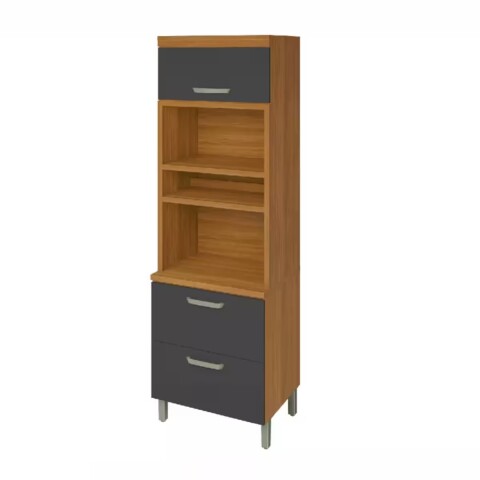 Armario Princesa 2 puertas 1 cajones Gris/freijo 70cm Armario Princesa 2 Puertas 1 Cajones Gris/freijo 70cm