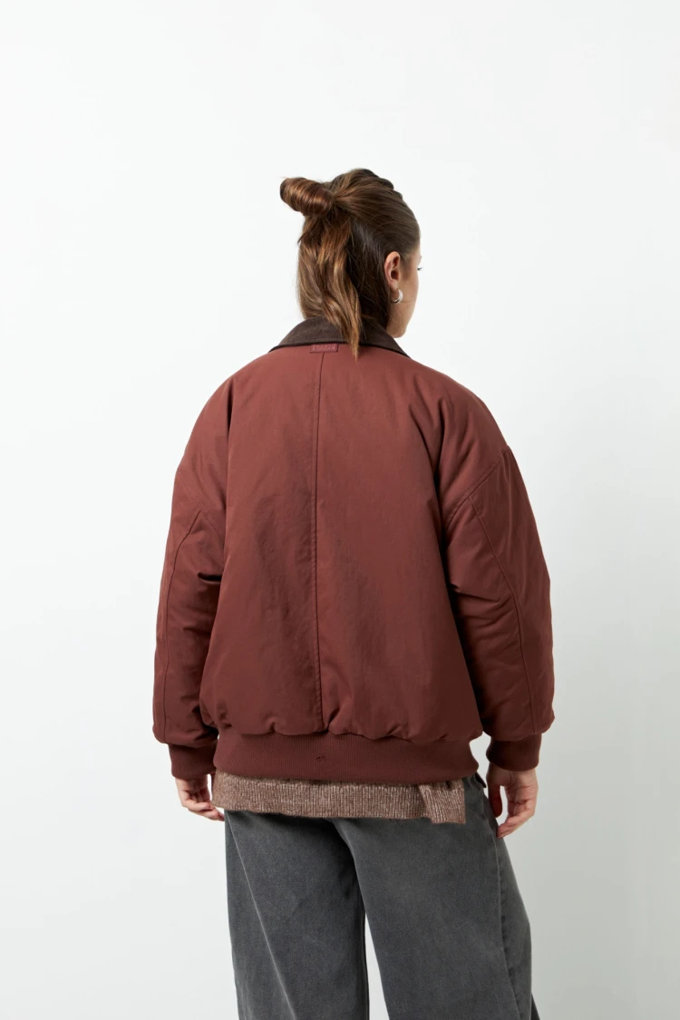 CAMPERA VINNY Bordó Merlot