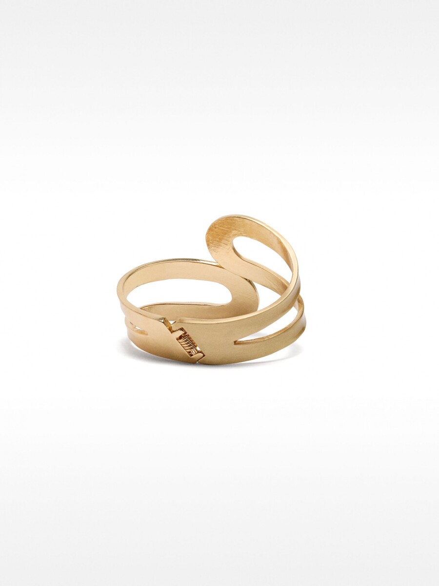 Pulsera Rígida Dorada dorado