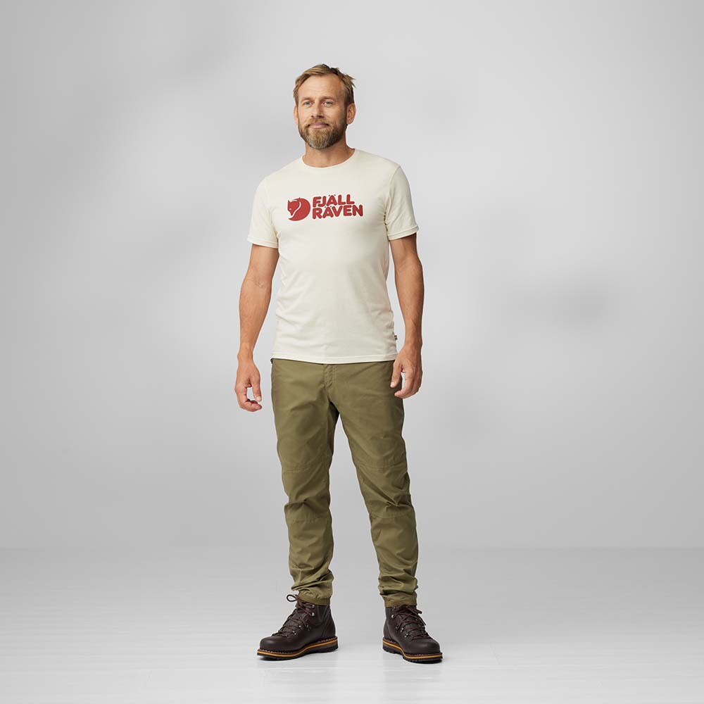 Fjallraven Logo T-shirt M - Hombre Dark Olive
