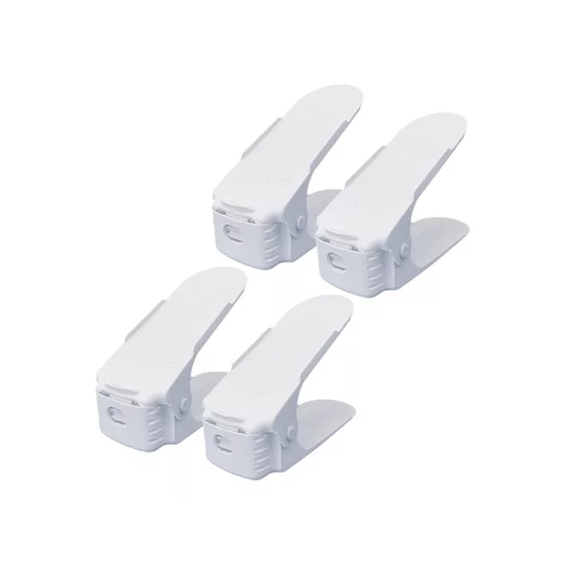 Organizador regulable de zapatos x4 BLANCO