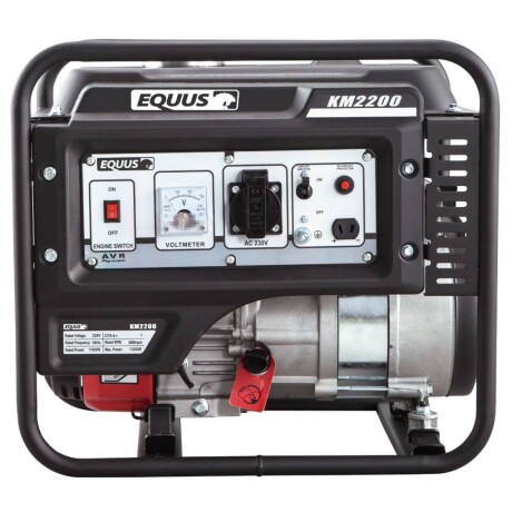 GENERADOR EQUUS KM2200-F A NAFTA 1.3KW 1200W GENERADOR EQUUS KM2200-F A NAFTA 1.3KW 1200W