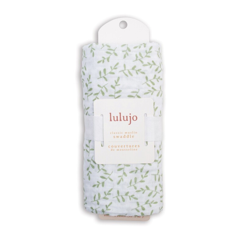LJ4 Manta Muselina Lulujo 100x100 Greenery Lulujo