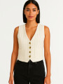 Chaleco Tami Marfil / Off White