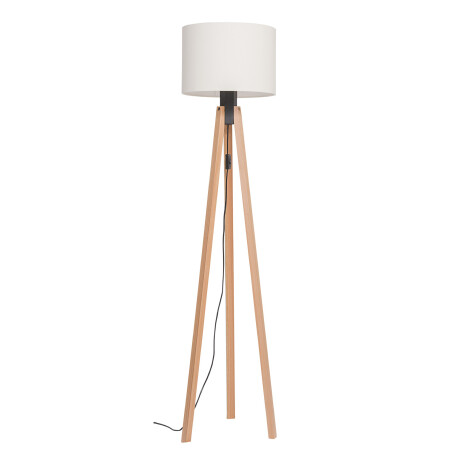 LÁMPARA DE PIE MARRÓN MADERA 3204