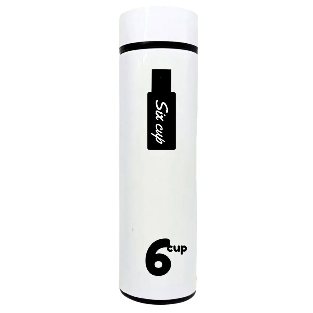 Mini Termo Viajero Con Infusor Blanco