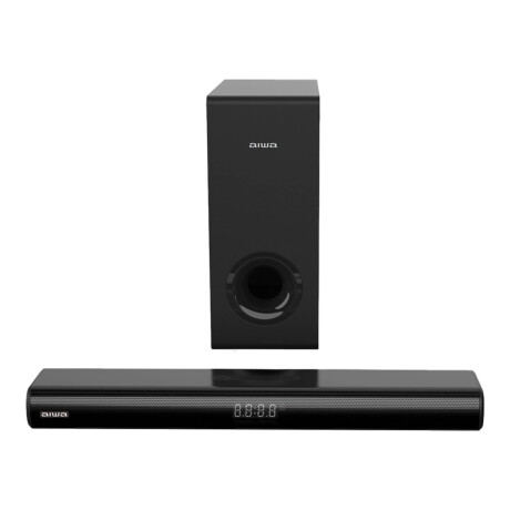 Aiwa - Barra de Sonido con Subwoofer Inalámbrico\nAWSBC800WW - Canales 2.1. 80W. Bluetooth. 001