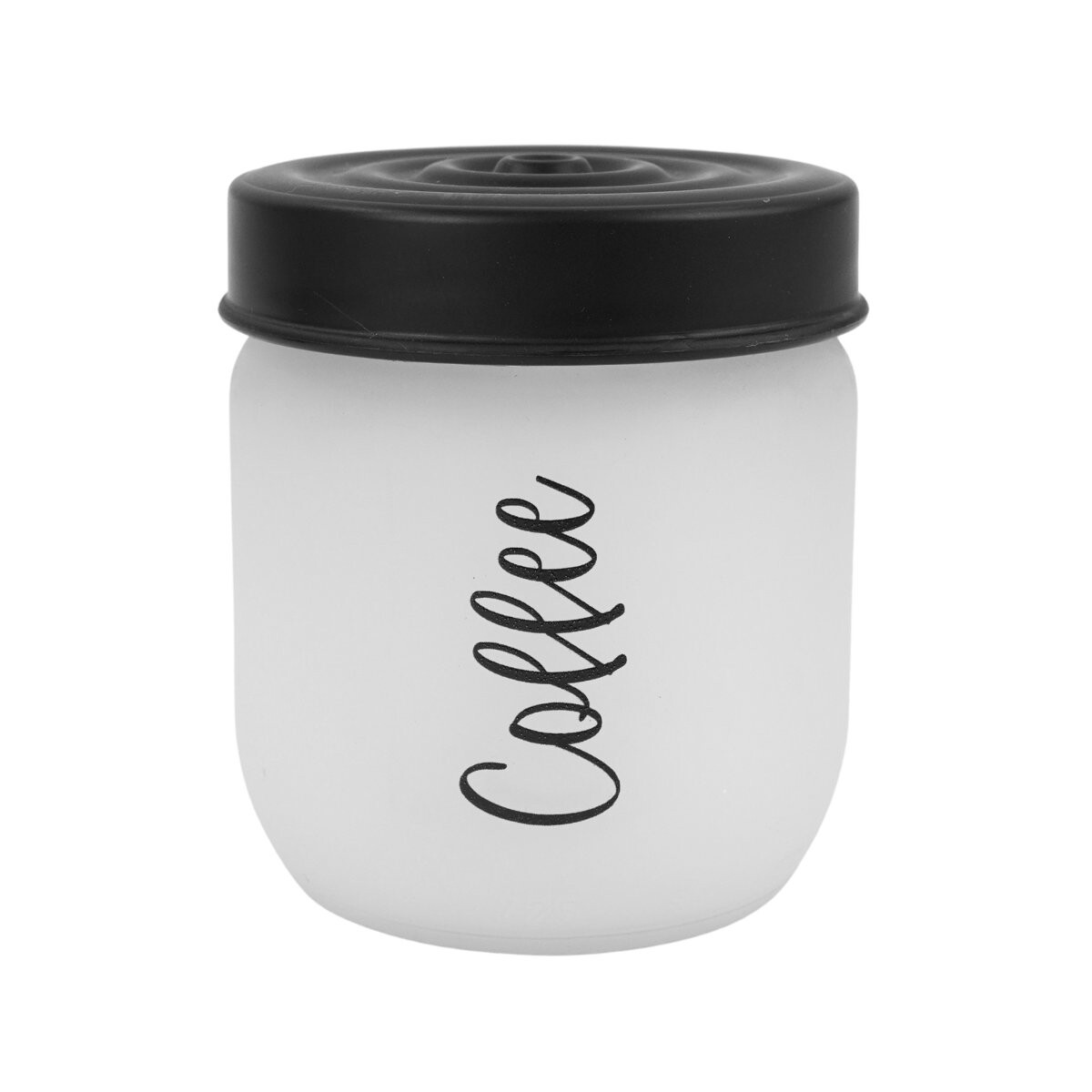 Frasco Herevin De Vidrio Esmerilado Con Tapa Negra 425ml 