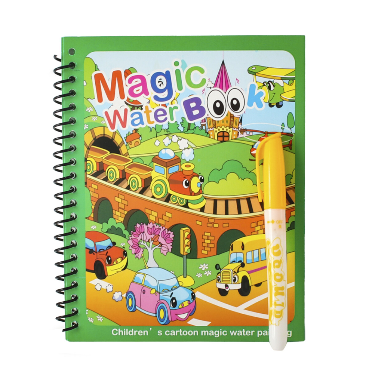 Libro Infantil para Colorear - VERDE 