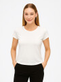 Blusa Suide Blanco
