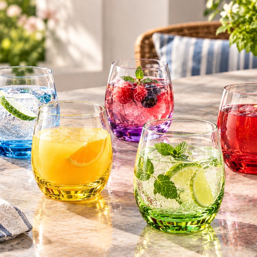 Set vasos Rainbow color 300 ml x6 BOHEMIA Set vasos Rainbow color 300 ml x6 BOHEMIA