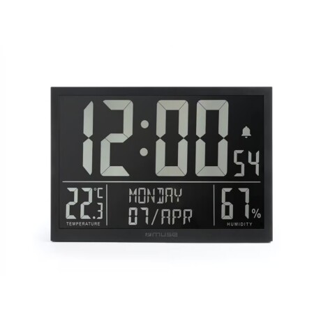 Reloj De Pared Muse M-160wmc 42cm Con Pantalla Lcd Reloj De Pared Muse M-160wmc 42cm Con Pantalla Lcd
