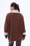 Buzo Tejido Jardín Marrón