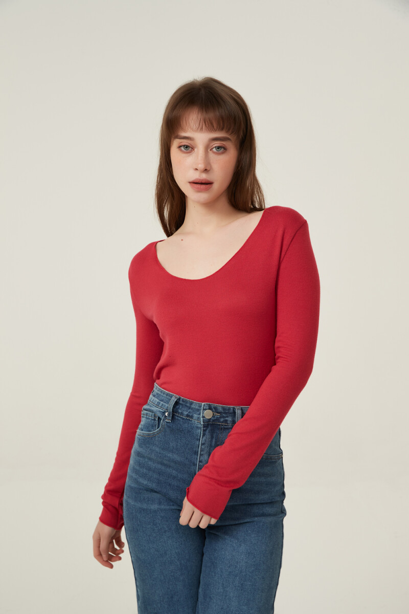 Sweater Zaina - Cereza 
