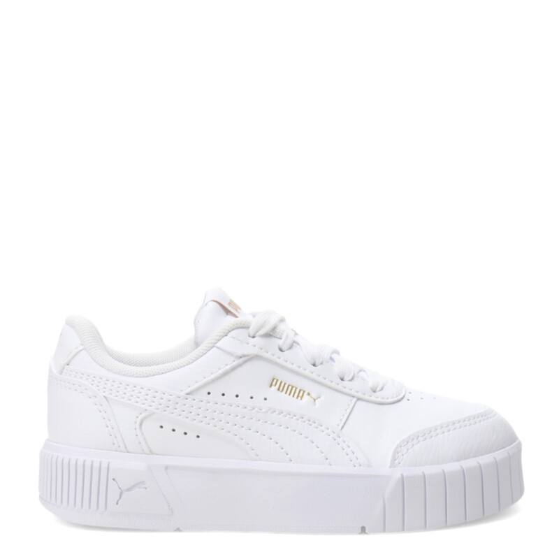 Championes Infantiles Puma Carina Mía Ps Blanco - Dorado