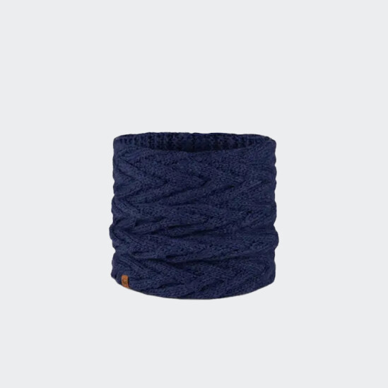 Bufanda Buff Knitted & Fleece Azul