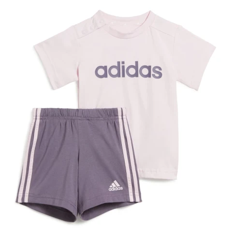 Conjunto Adidas Essentials Lineage Rosado