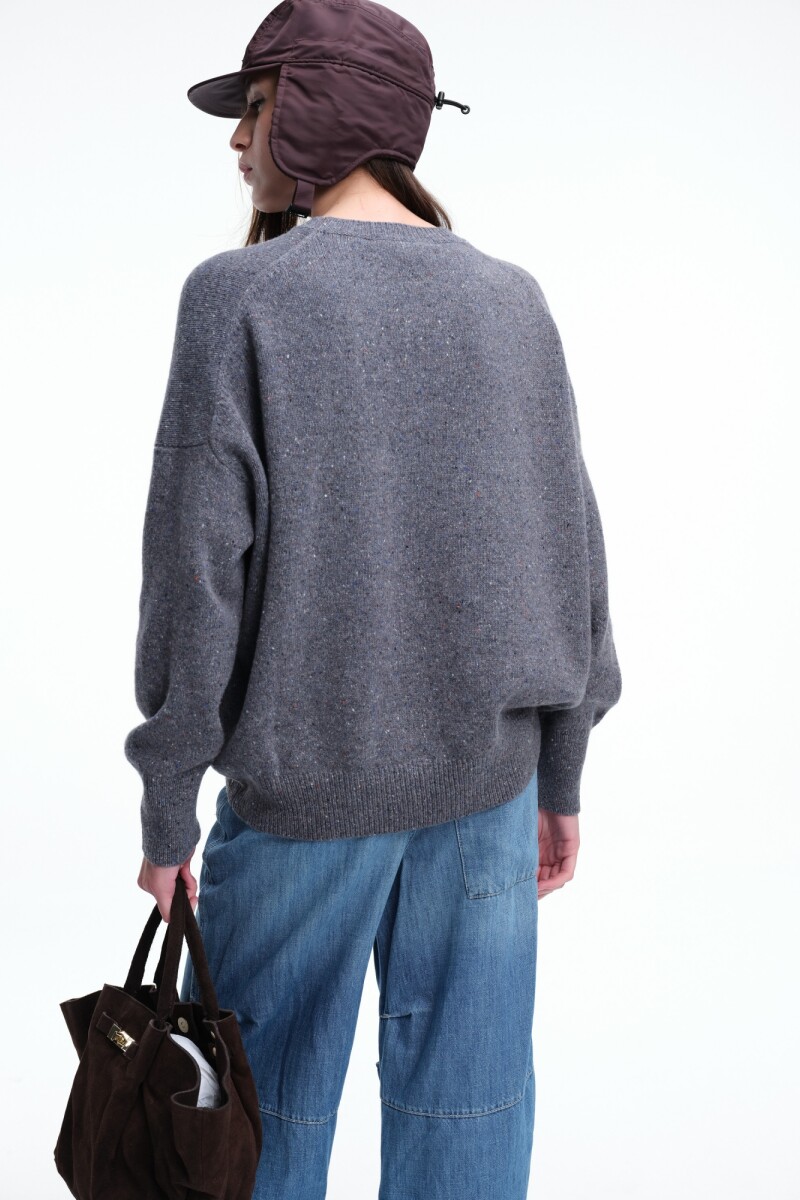 SWEATER CREW Gris
