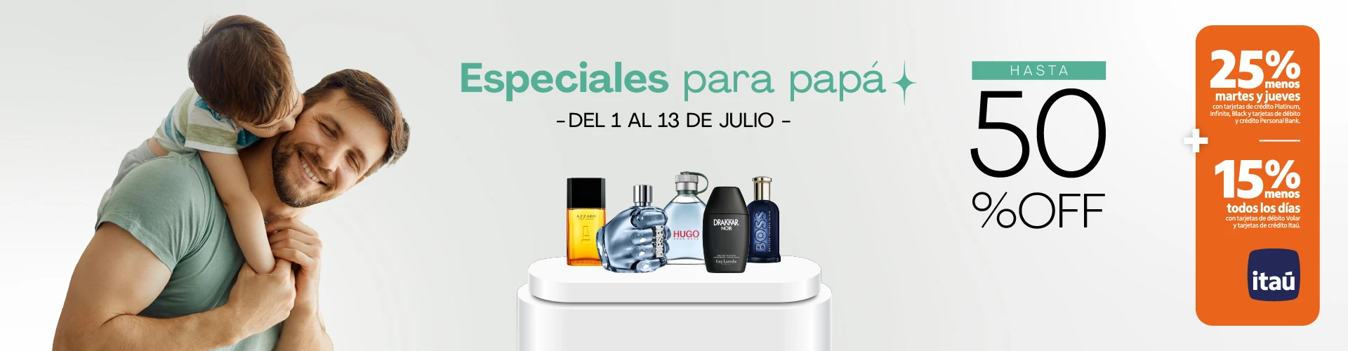 Día del Padre hasta 50%