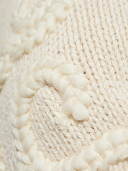Moncler - Suéter con Bordado Blanco